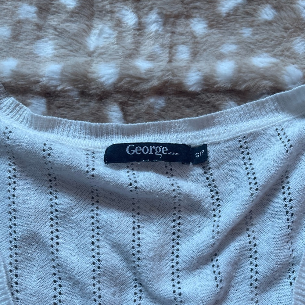George pointelle button up cardigan - Picture 3 of 3